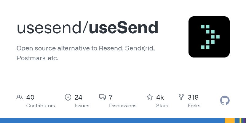 GitHub - usesend/useSend: Open source alternative to Resend, Sendgrid, Postmark etc.