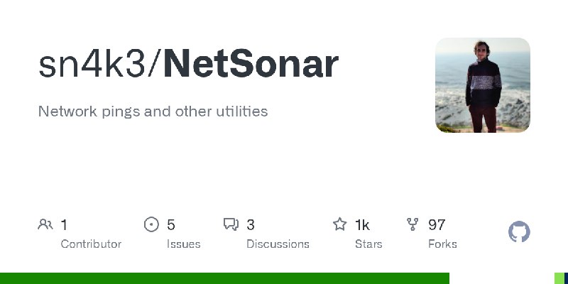 GitHub - sn4k3/NetSonar: Network pings and other utilities